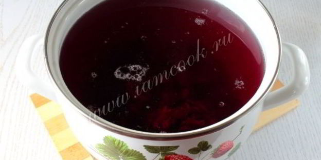 морс из вишни