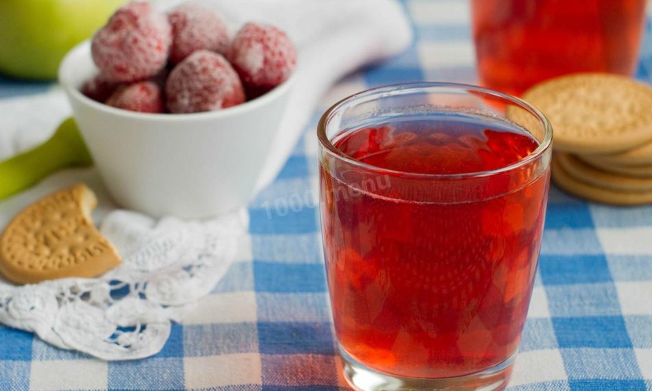 Рецепт морса из замороженных ягод земляники
