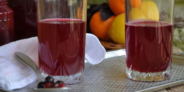 морс клюквенно-смородиновый