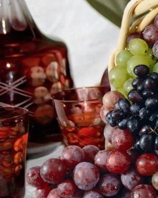 Наливка из винограда