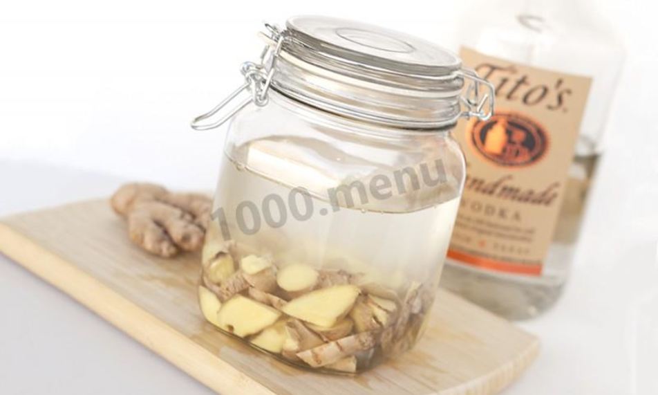 Рецепт имбирной настойки ны водке