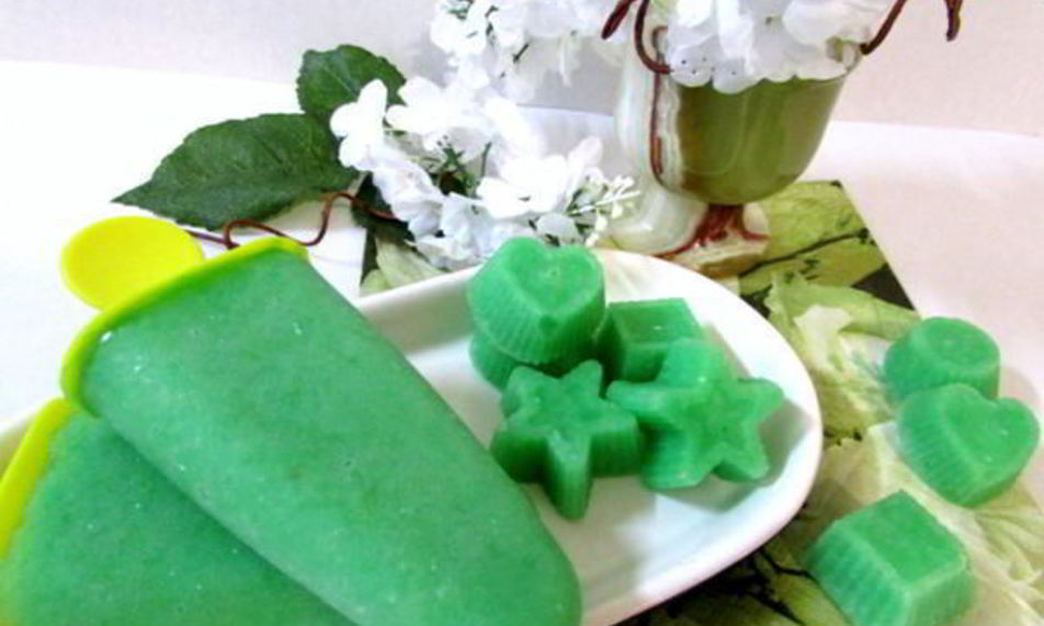 Рецепт огуречного льда с мятным сиропом