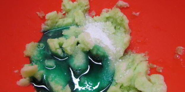 огуречный лед с мятным сиропом