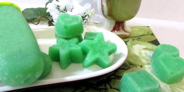 огуречный лед с мятным сиропом