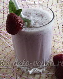 Клубничные коктейли