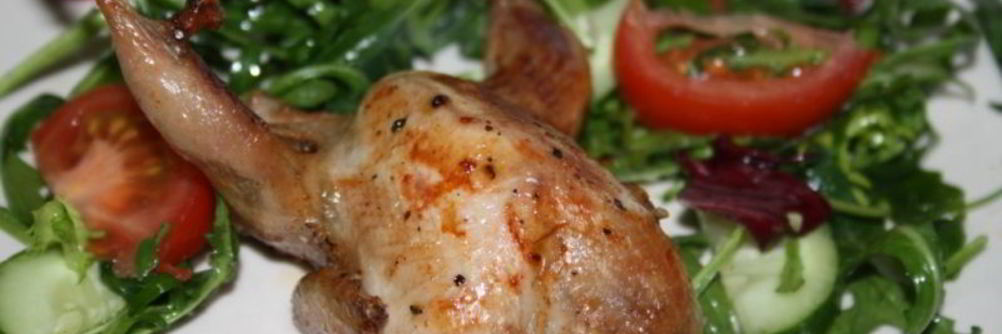 Перепелки в кленовом сиропе