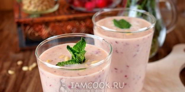 протеиновый коктейль с кедровой мукой