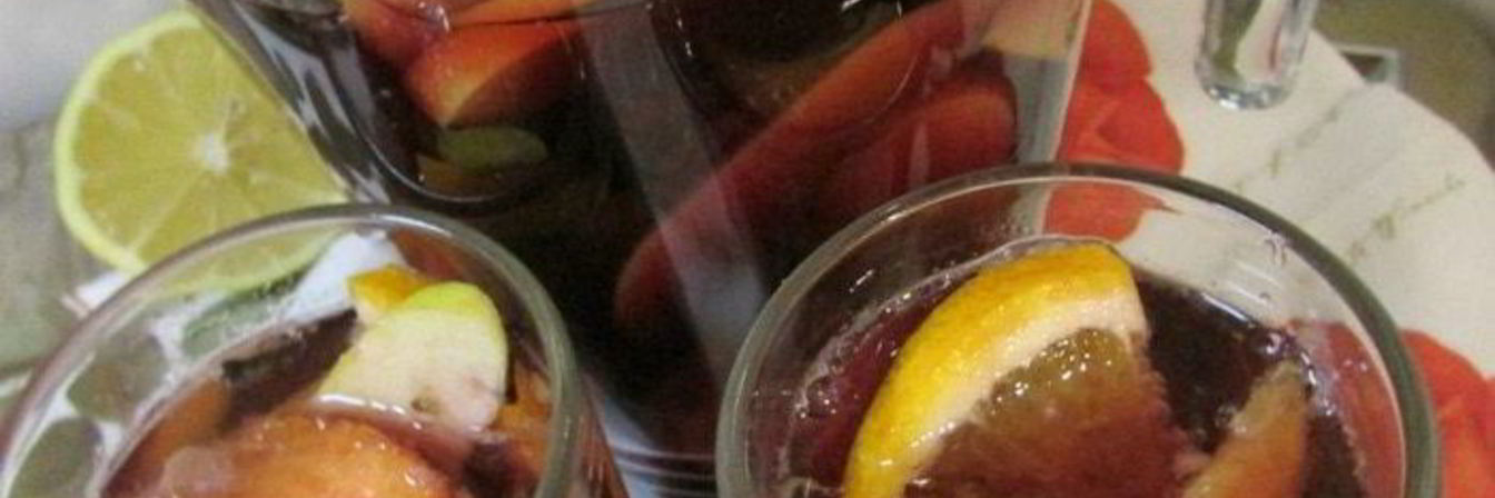 Газированная сангрия с минералкой