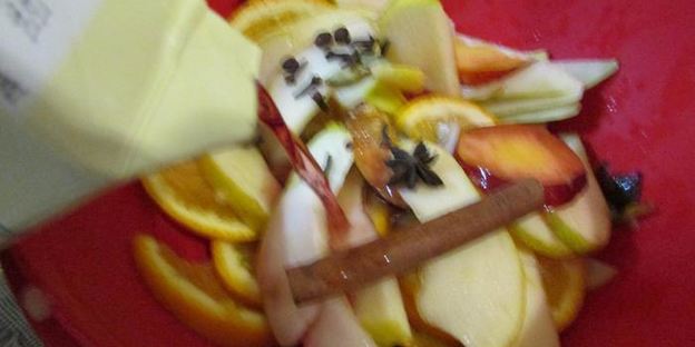 газированная сангрия с минералкой