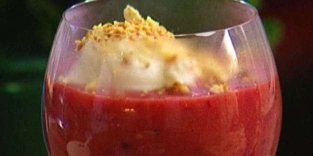 сливовый коктейль с мороженым