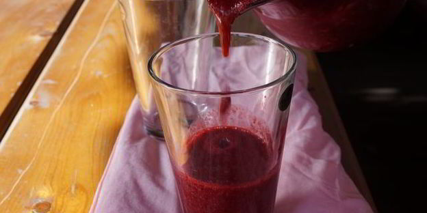 ананасово-ягодный смузи