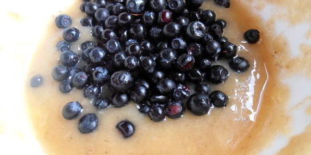 бананово-черничный смузи