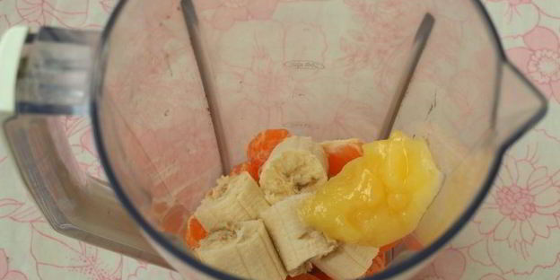 бананово-мандариновый смузи