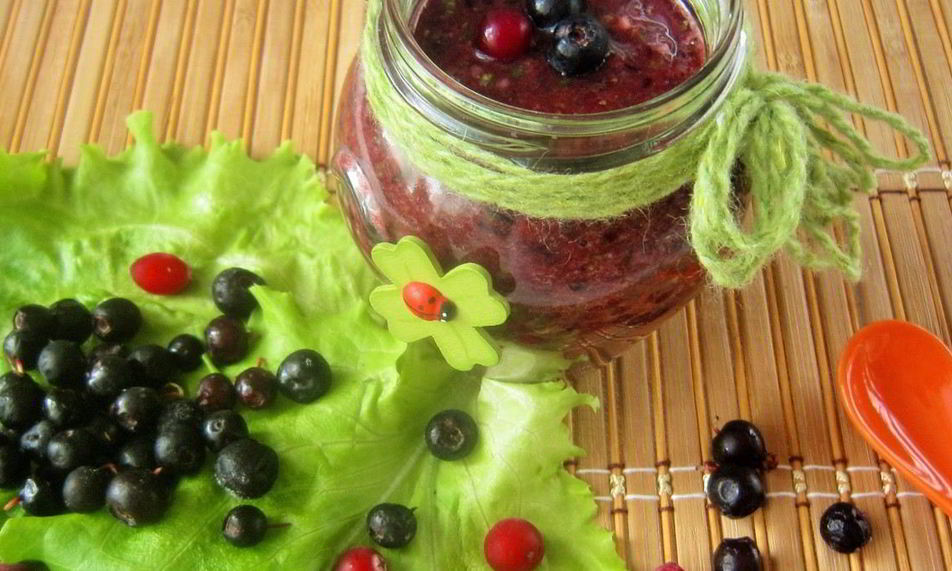 Рецепт чернично-бананового смузи