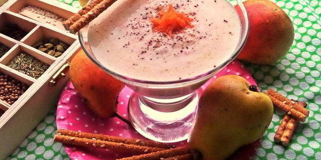 грушевый смузи с морковью