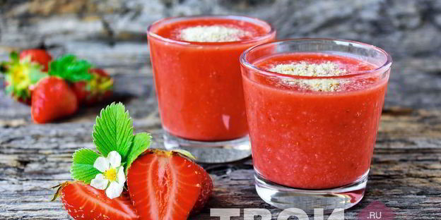 клубничный смузи