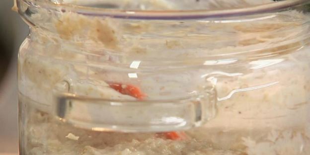 ризотто из овсянки с грибами и овсяный смузи с грушей