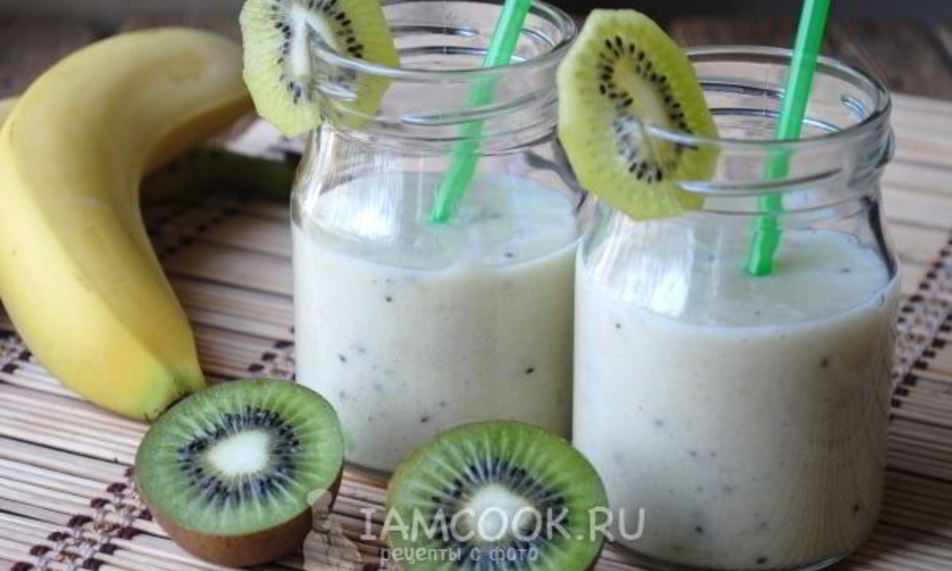 Рецепт смузей из кефира и банана