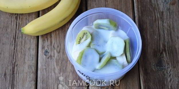 смузи из кефира и банана