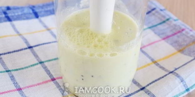 смузи из кефира и киви