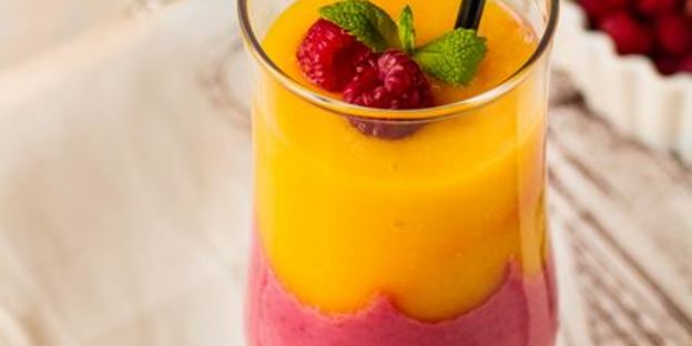 смузи из малины и манго