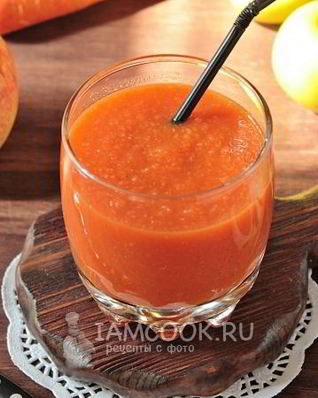 Смузи из моркови и яблок