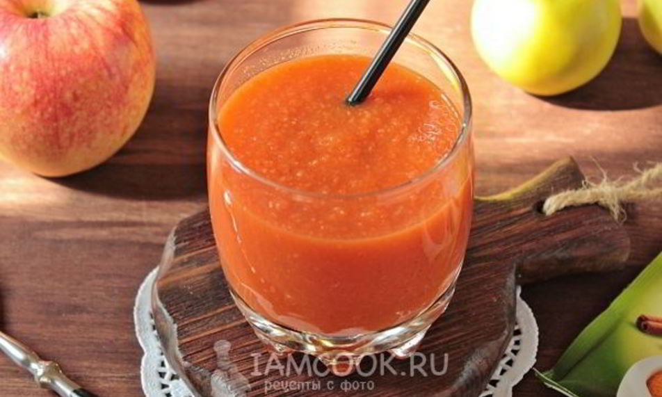 Рецепт смузей из моркови и яблок