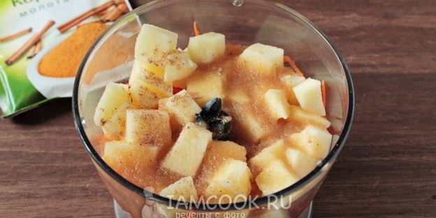 смузи из моркови и яблок