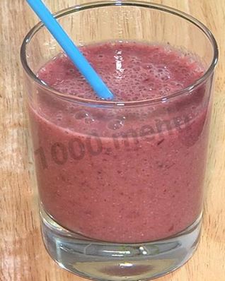 Смузи на крапивном чае