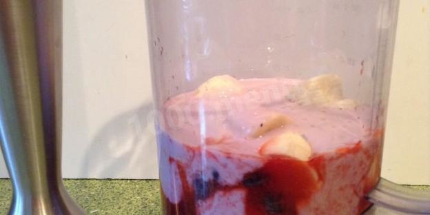 смузи с жимолостью