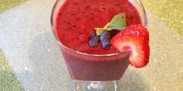 смузи с жимолостью