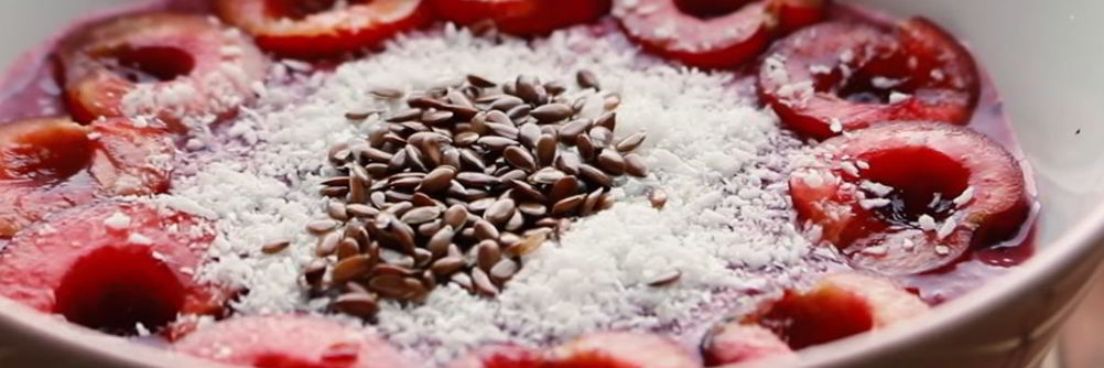 Смузи в тарелке