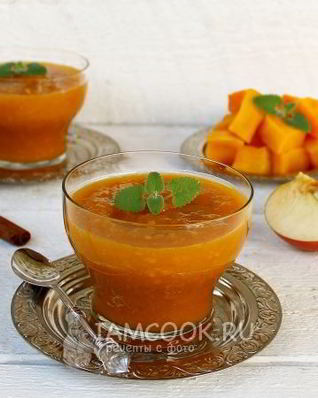 Тыквенный смузи с яблоками