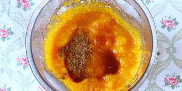 тыквенный смузи с яблоками