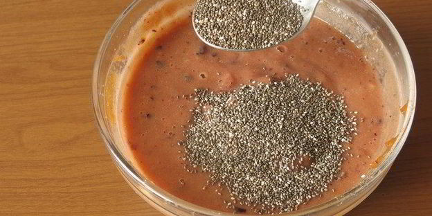 яблочный смузи с чиа