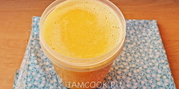 сок из кабачков