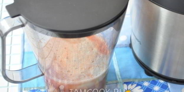 сок из свежих овощей с яблоком