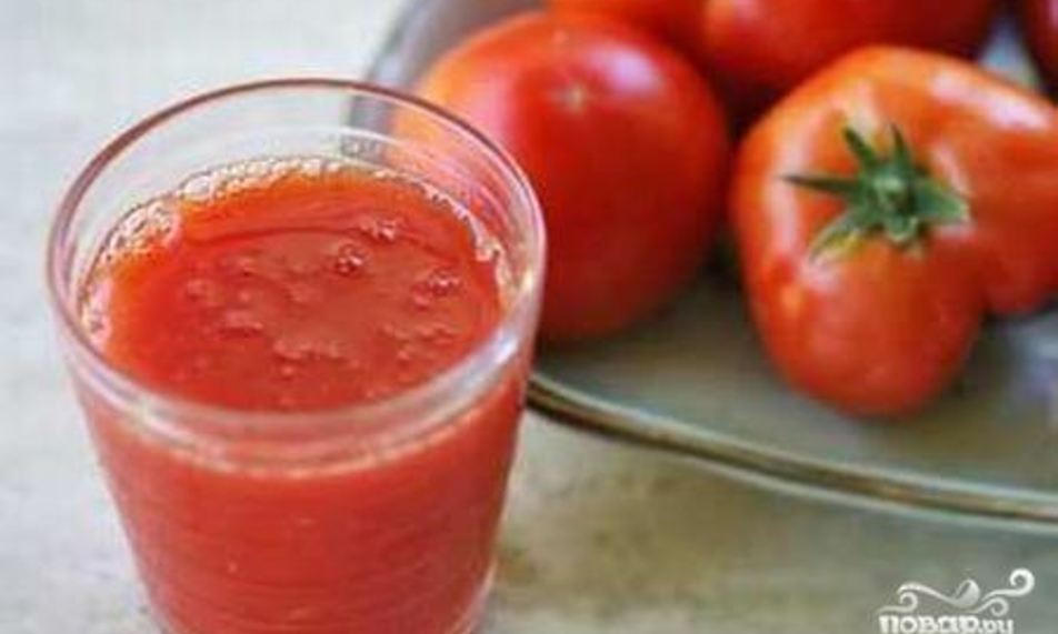 Рецепт томатного сока