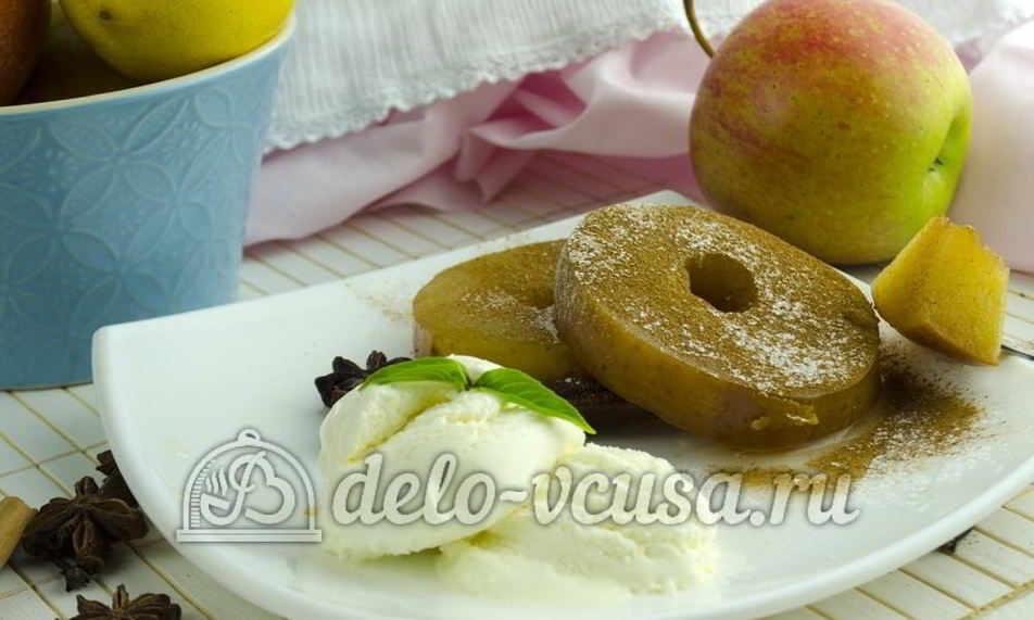 Рецепт яблок в сиропе с пряностями