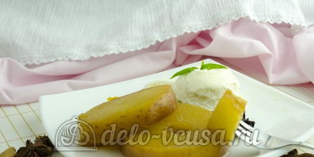 яблоки в сиропе с пряностями