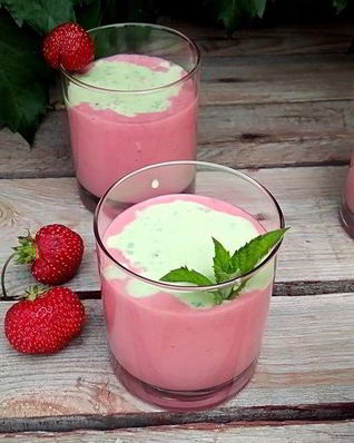 Ягодный коктейль Яркое лето