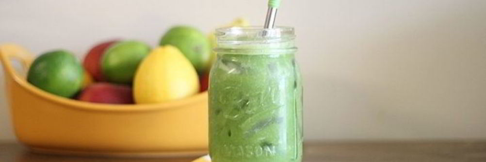 Зеленый коктейль с фасолью