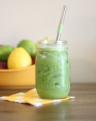 Зеленый коктейль с фасолью