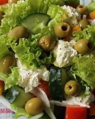 Греческий салат на итальянский лад