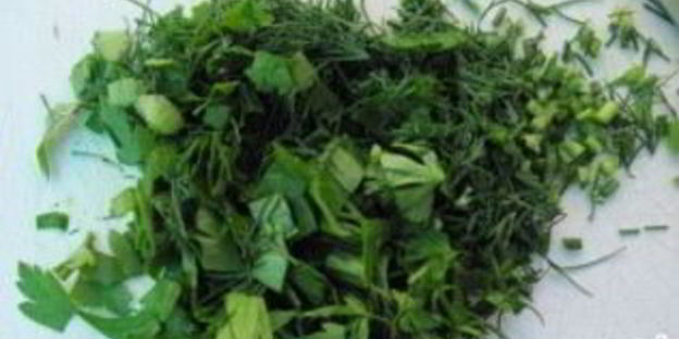 греческий салат с орехами