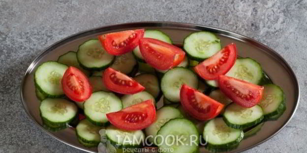 простой греческий салат по-гречески