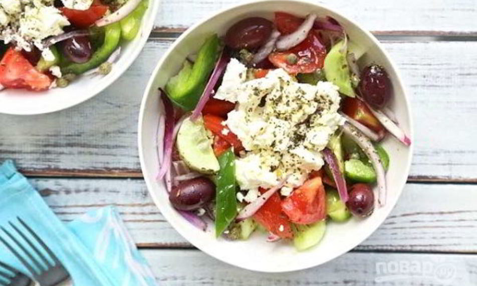 Рецепт салата греческого аутентичного