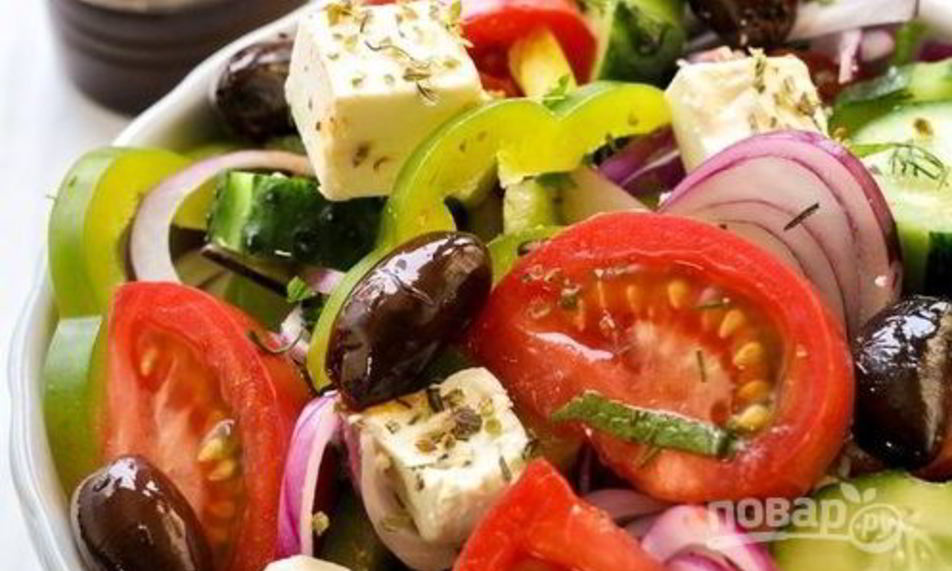 Рецепт салата греческого классического простого