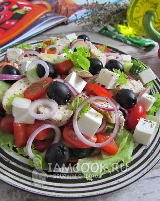 Салат Греческий с курицей