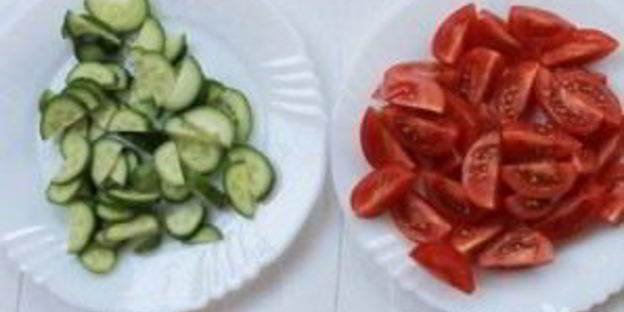 салат из зеленой гречки